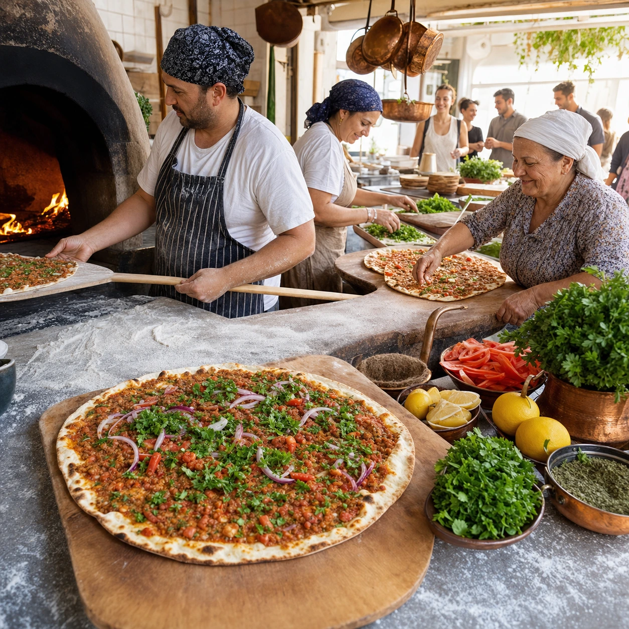 Lahmacun-Tag beim Phönix Institut in Linz