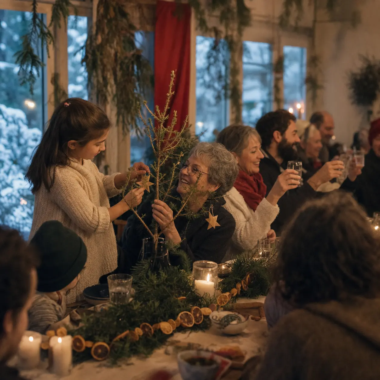 Weihnachtsessen 2024 beim Phönix Institut in Linz